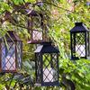 Solar Waterproof Outdoor Antique Candle Lantern Decorative Light