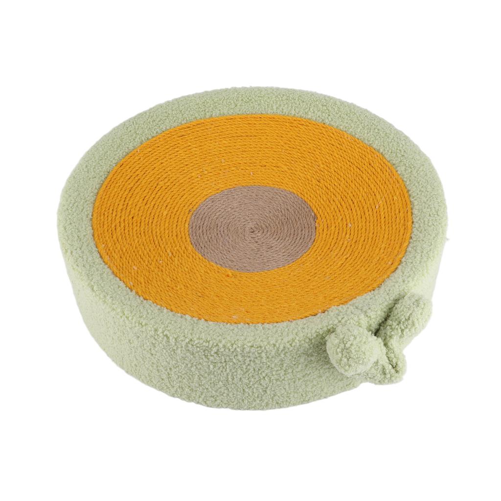 Cat Scratcher Bed Sisal Round Shape Cat Scratcher Lounge Bed for Claw Sharpening Furniture