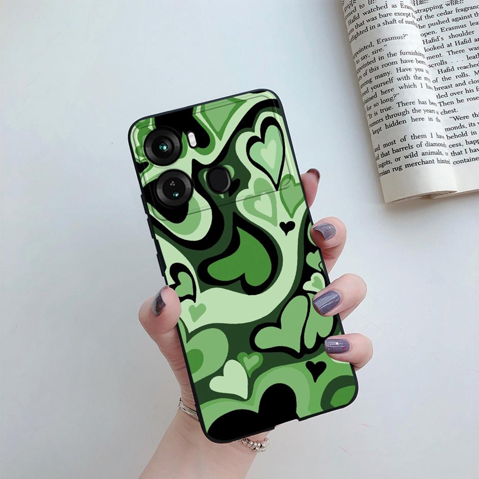 

For ITEL P40 Case Cover Butterfly Cartoon Phone Case for Itel P40 P 40 Back Shell Bumper ITELP40 Funda Silicion Soft TPU Coque Itel P40