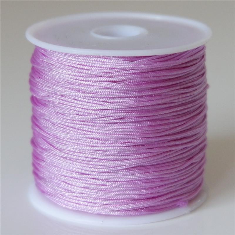 

Тайваньская нефритовая линия №. 72 Нефритовое ожерелье Веревка плетеная нить Сделай сам ручная работа Китайский узел нить около 45 метров Line 72 45m светло-фиолетовый