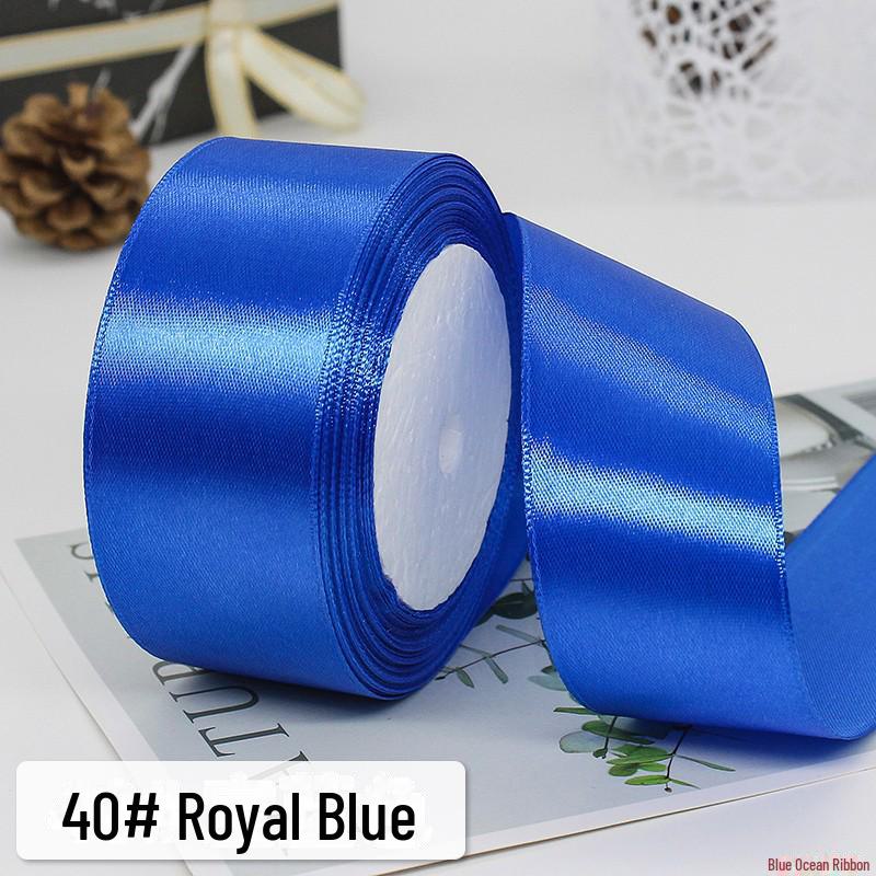 4cm Handmade Rose Ribbon for Chair Backs, Cake Boxes, and Gift Packaging