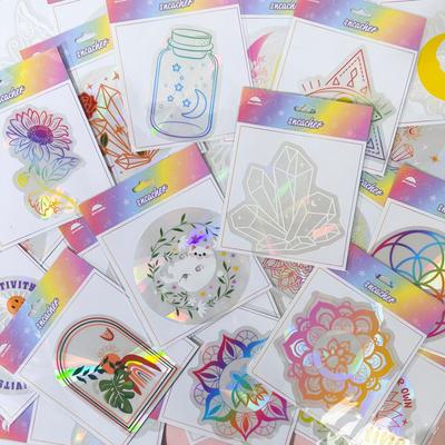 Adesivo per finestra colorato Suncatcher Arcobaleno Prisma Farfalla Adesivo in vetro statico PVC anticollisione Crash Glass Home Decor
