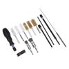 19 Pcs Diesel Injector Seat Cleaning Kit Cylinder Heads Seat Bore Cleaning Brush Universal Fit for