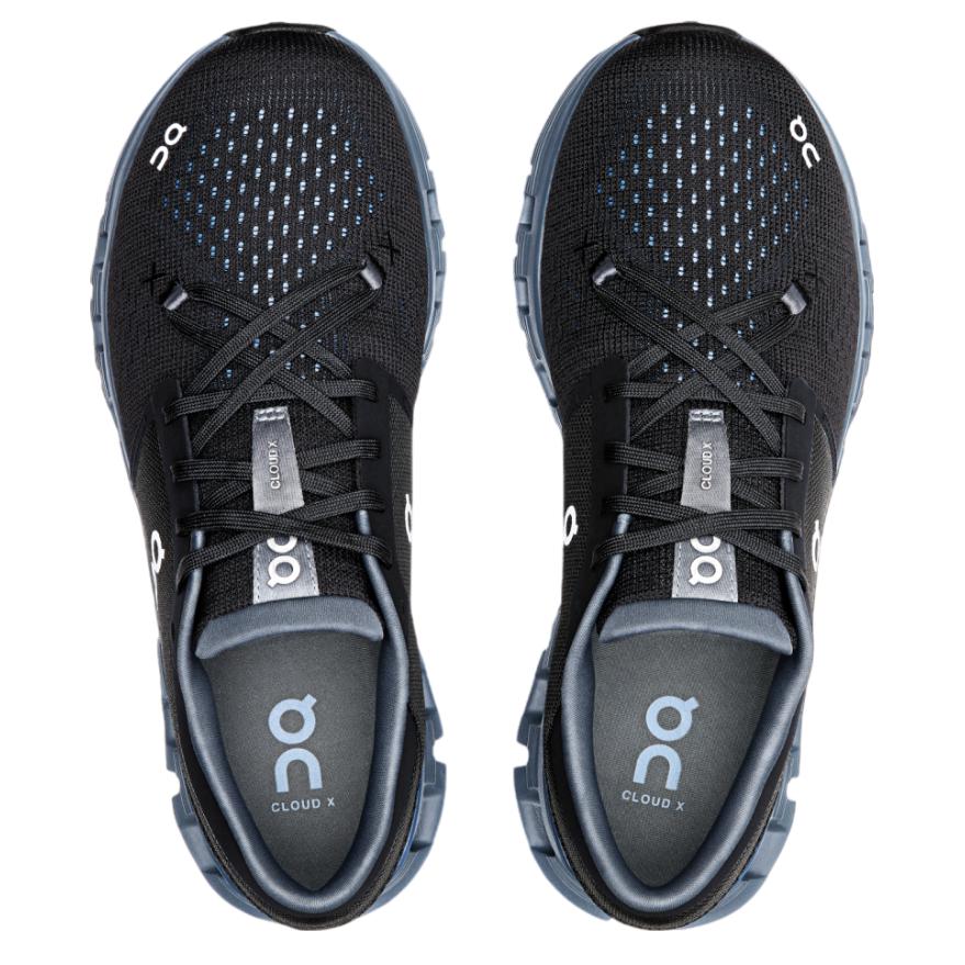 ON Cloud X 4 Black Chambray Men Sneakers 3ME30041446