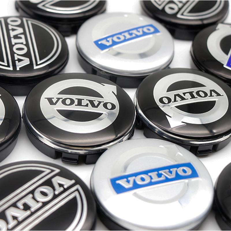 Set da 4 Pezzi 64mm Emblema Mozzo Volvo Tappo Centrale Ruota Auto Per Volvo XC60 V70 S60 XC90 S80 V40 XC70 V50 Accessori Decorativi Tappo Mozzo