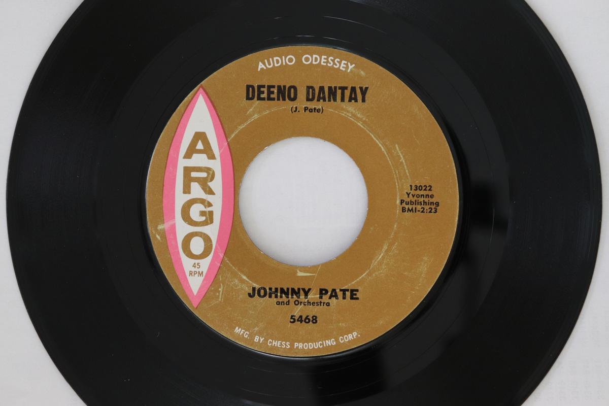 

7inch Record JOHNNY PATE - Bluesette / Deeno Dantay 5468 ARGO 1964 US Jazz Used