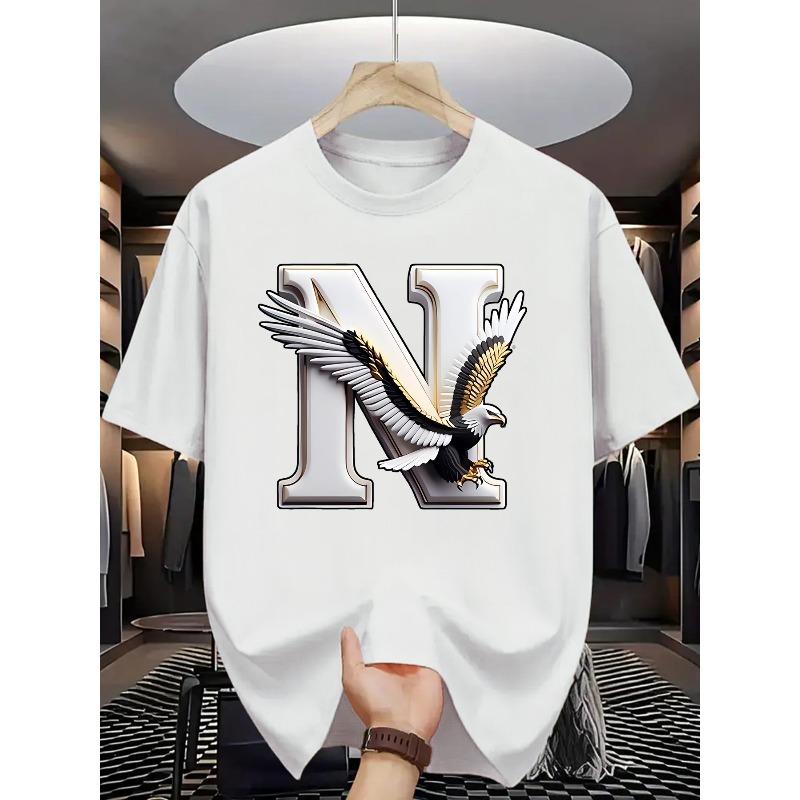 

Европейские размеры Летняя мужская модная футболка с коротким рукавом с принтом в виде букв Повседневная футболка с круглым вырезом Топы для мужчин S белый