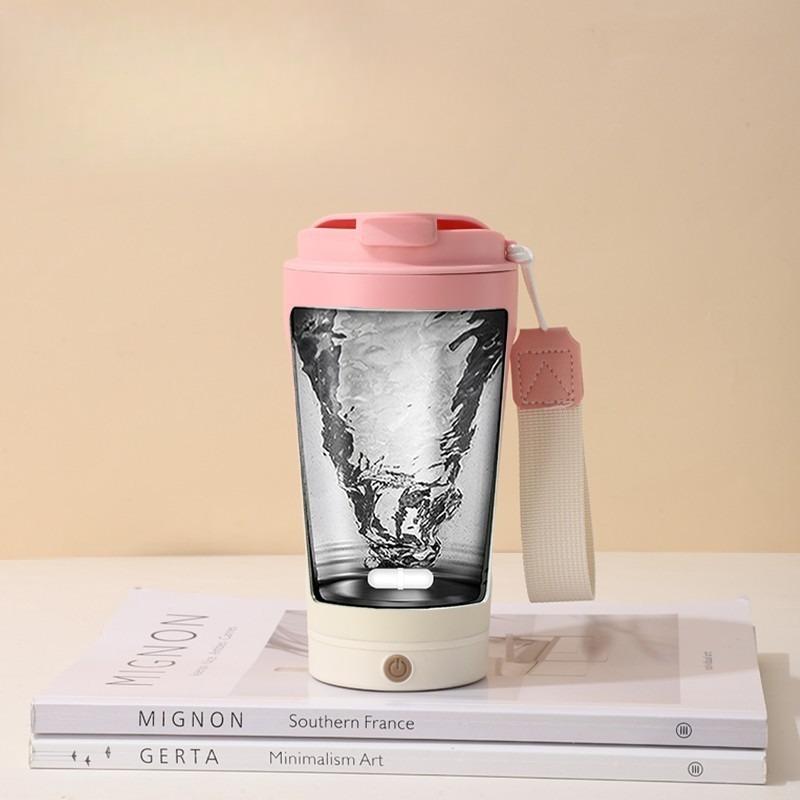 Automatic Rechargeable Magnetic Stirring Coffee Cup Detachable Electric Mixing Insulated Cup for Milk Soy Protein Powder