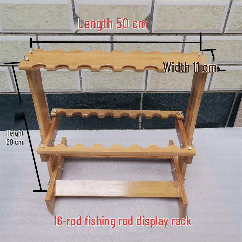 Multi-Functional Floor-Standing Fishing Rod and Billiard Cue Rack