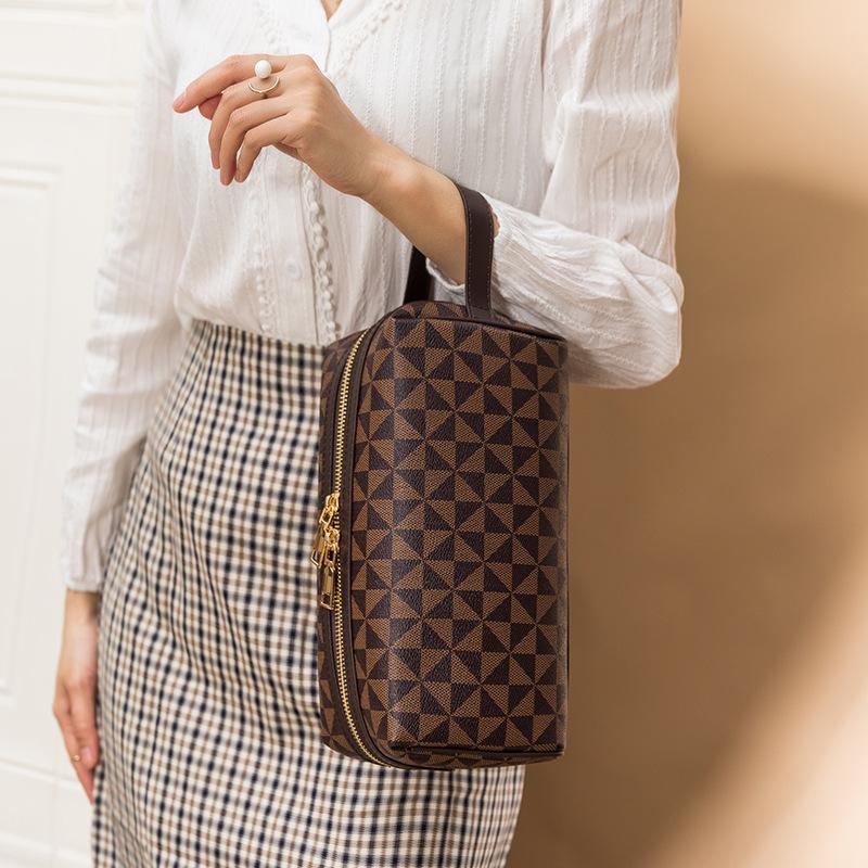 Printed Women's Bag Makeup Bag Portable Large Capacity Toiletry Bag Travel Cosmetics Storage Bag