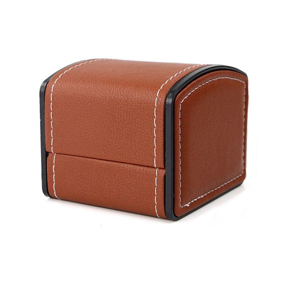 High Quality Portable Wrist Watches Holder Container Case Watch Box Storage Box Gift Case