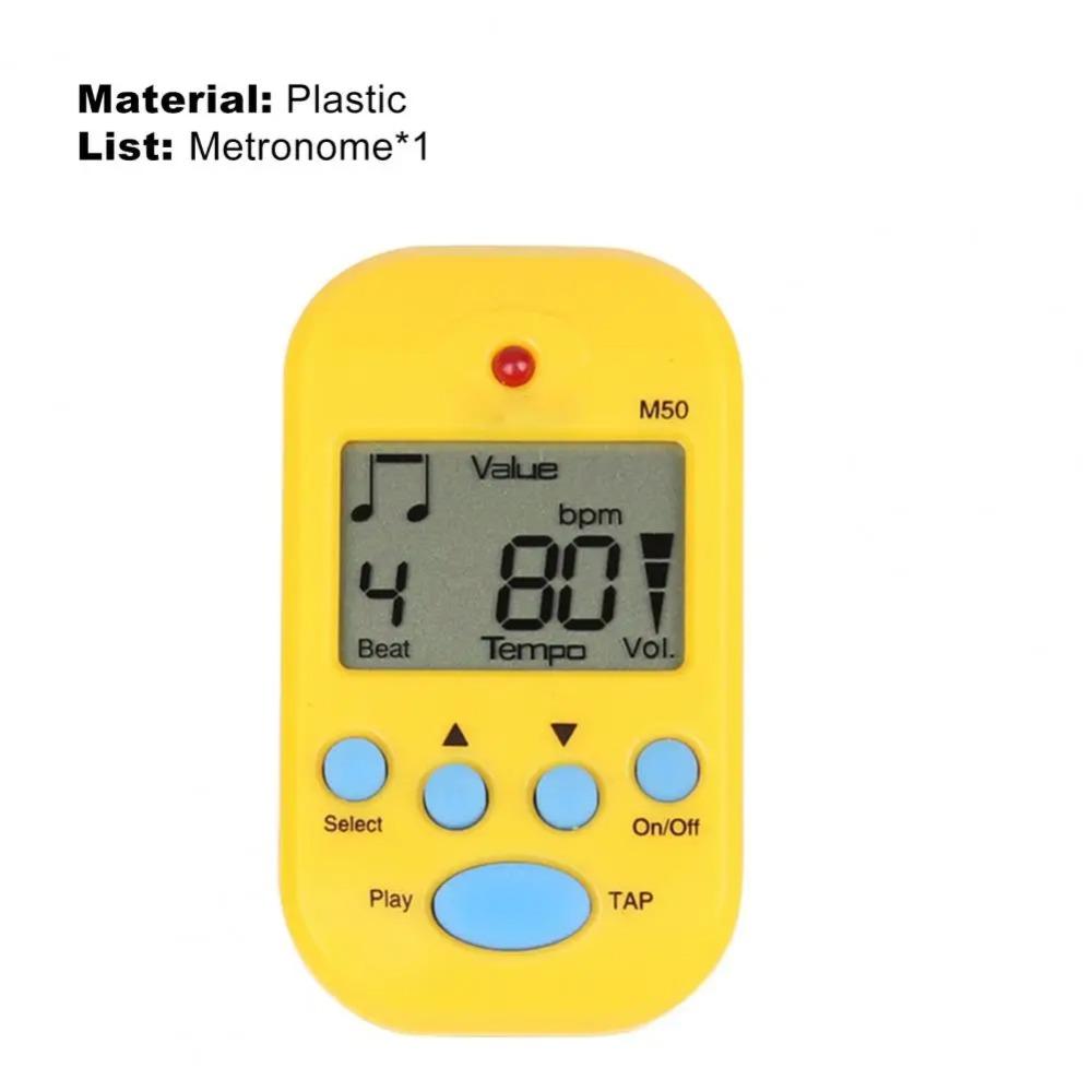Professional Clip-on Pocket Metronome Dual-channel Digital Beat Tempo Metronome  Guitar