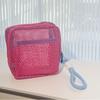 Large Capacity Dopamine Mesh Storage Bag Cosmetic Storage Tofu Bag Portable Travel Grooming Bag YLE413