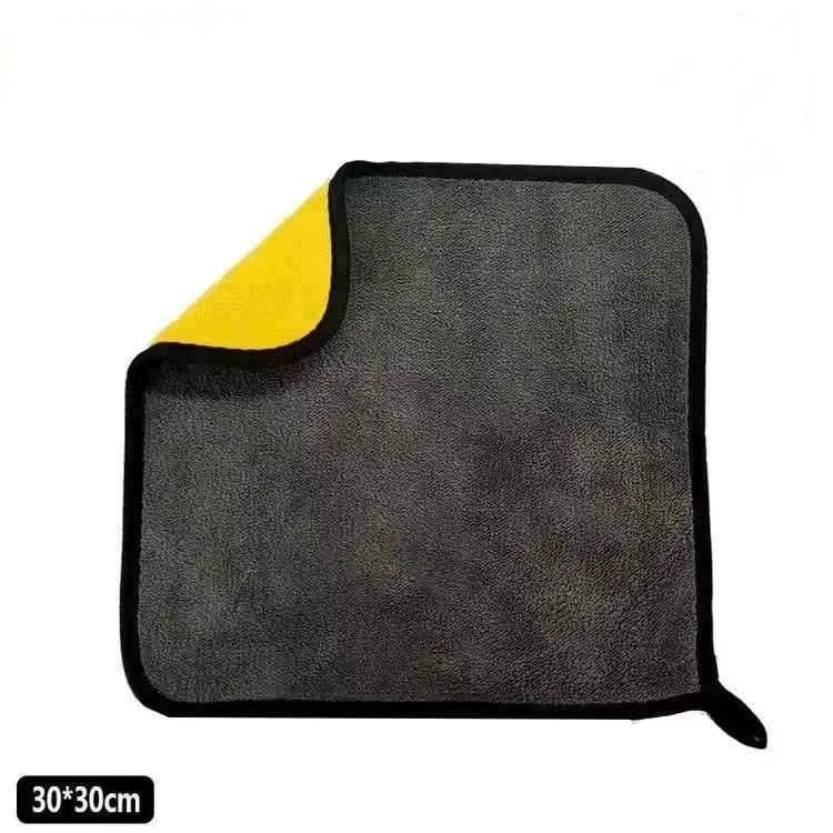 

12/1 шт. Микрофибровые полотенца для чистки автомобиля, салфетки для сушки, утолщенные полотенца для мытья окон и стекол, принадлежности для автомойки 1PCS