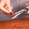 Sharp Kitchen Scissors Stainless Steel Multi-Purpose Split Chicken Bone Scissors Powerful Convenient Household Scissors