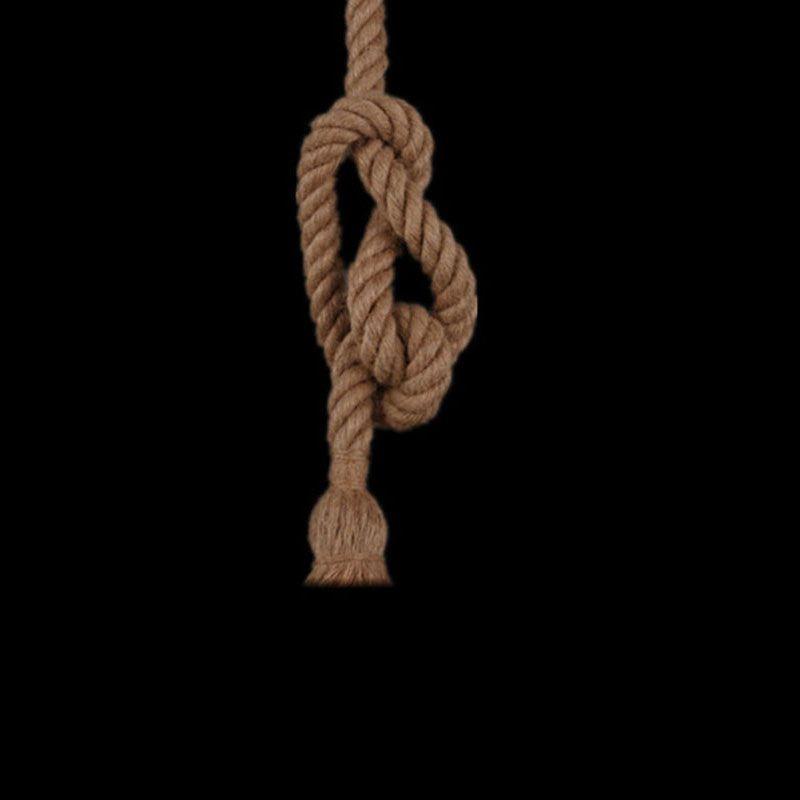 

Подвесной светильник одинарный двойной ретро винтажный веревочный лампа лофт потолочный светильник Single,1.5m