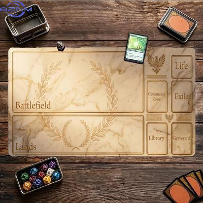 Luxury Marble Gold Playmat Gaming Mouse Pad Playmat Mtg Tcg Office Desk Mat For Work Game Pc Laptop Rug Carpet Mousepad