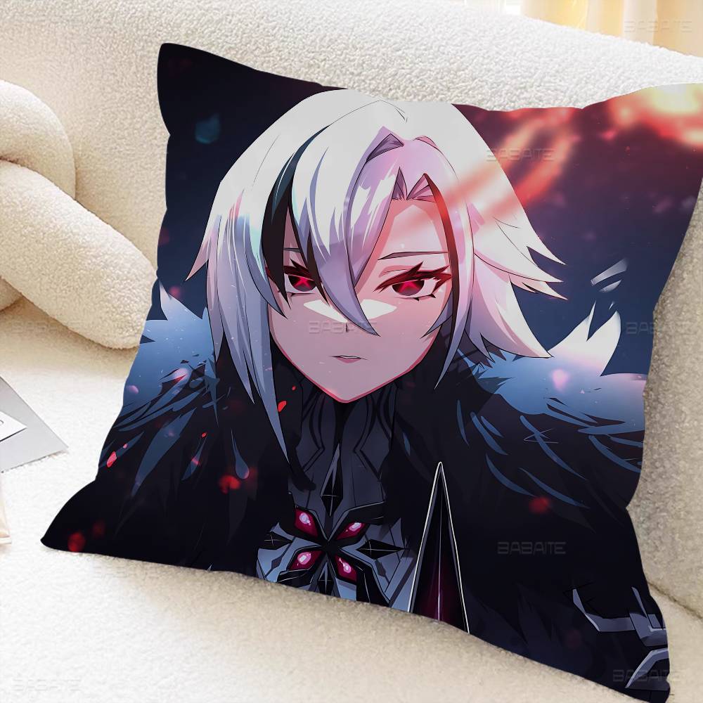 Game Genshin Impact Cute Arlecchino Figure Personalized Pillow Cover Kids Bedroom Wild Party Decor Pillowcase kid shower Gift