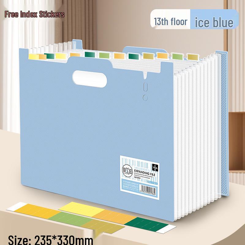 Accordion File Folder: 5058 Compartment Document Organizer