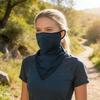 Sun Protection Guard Quick-Drying Fabric Ice Silk Face Guard with Elastic Ear