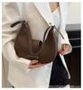 Solid Color Stylish Single Shoulder Underarm Women's Bag - 2025 Autumn/Winter Collection