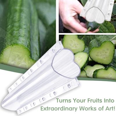 (Nikita) Heartshaped Cucumber Fruit Shaping Growth Molds