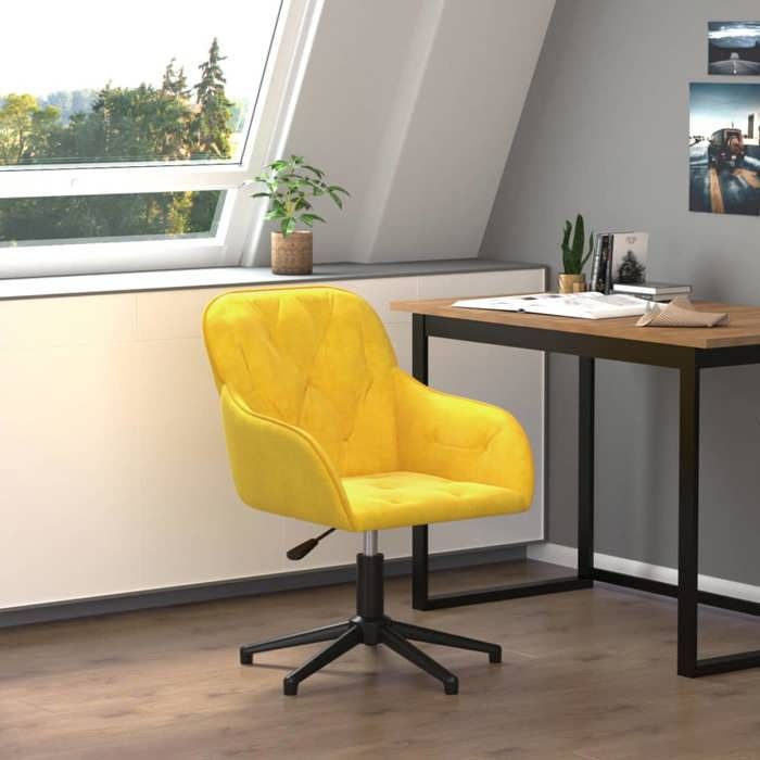 VidaXL Chaise Pivotante de Bureau Chaise d'Ordinateur Fauteuil Pivotant de Bureau Siège de Bureau Meuble de Bureau Intérieur 344863