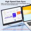 H6 Video Signal Conversion Hub for Laptop to Transmite Video Signal From USB-A/Non Full-Featured USB-C Port, M1/M2/M3 Chip