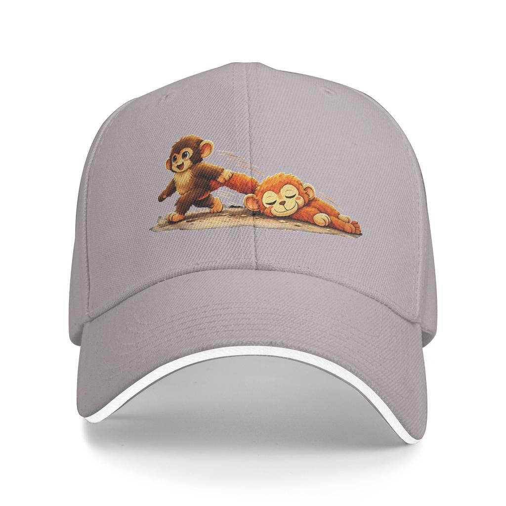 Monkey Punch Sun Baseball Cap Punch Monkey Summer Streetwear Hip Hop Hats For Female Male Hunting Camping Snapback Cap