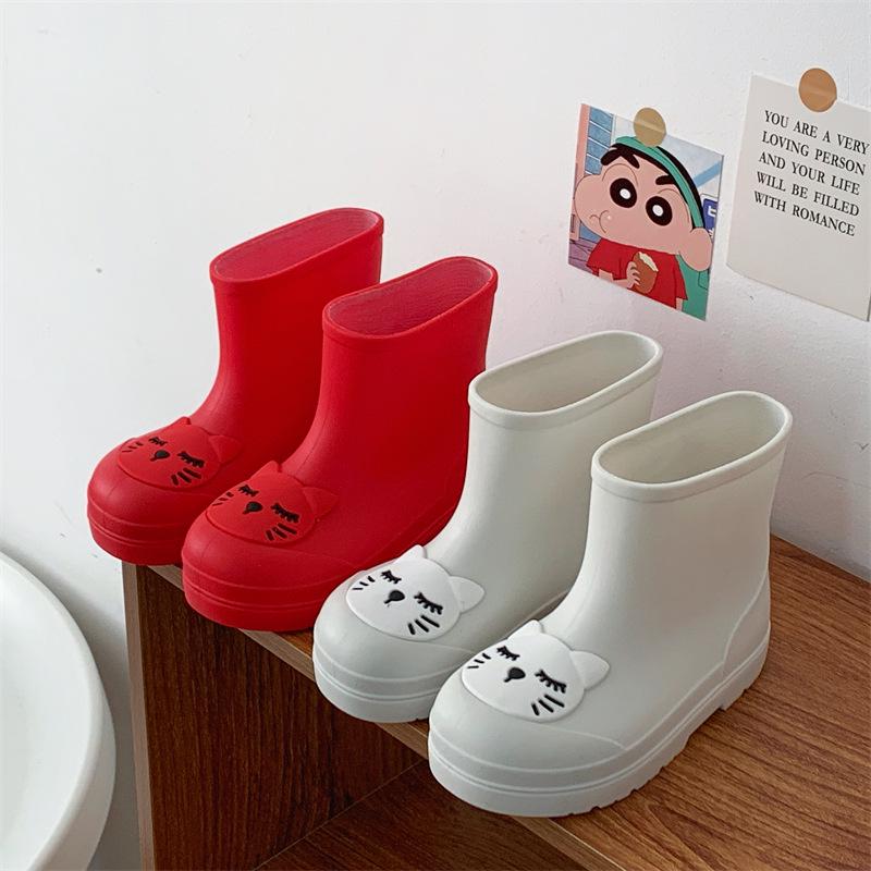 Lightweight Non-slip Children's Mid-calf Rain Boots for Toddlers - Boys & Girls