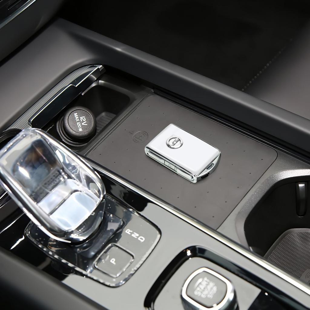 GTWBWRGY Car Key Fob Cover Shell for Volvo S60 S90 XC40 XC60 XC90 V60 V90 Unisex Gift Faux Wood Grain