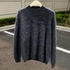 Women's 100% Pure Cashmere Brushed Long Sleeve Turtleneck Pullover Sweater - Loose Fit and Versatile 