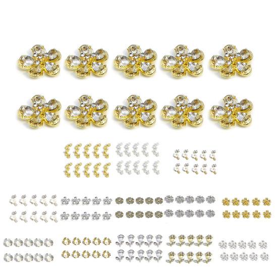 Unhas requintadas Strass Acessórios requintados Multiuso