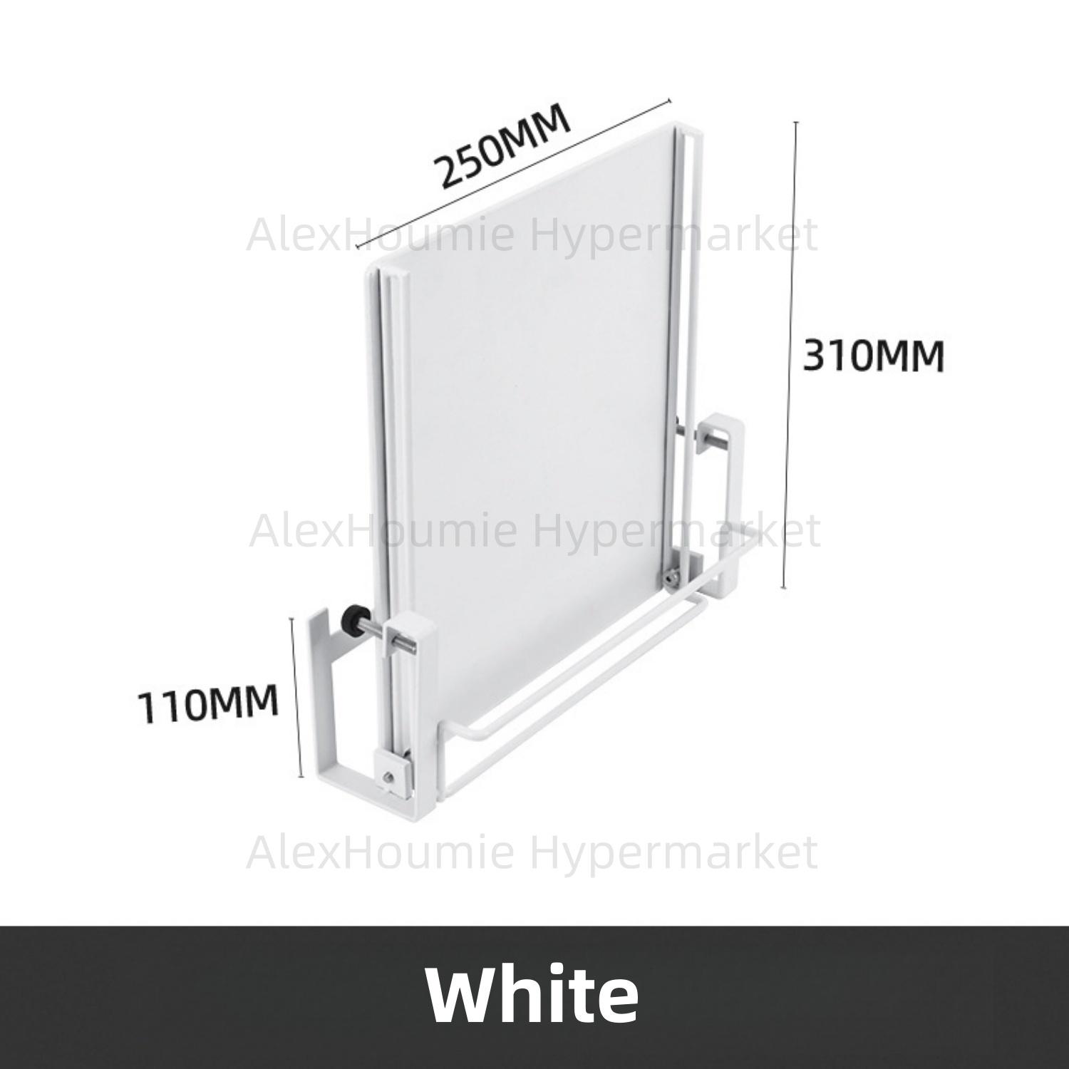 

Viral Space-Saving Hack! Stainless Steel Foldable Magic Shelf - Cabinet Door Organizer, Countertop Expander & Multi-Functional белый