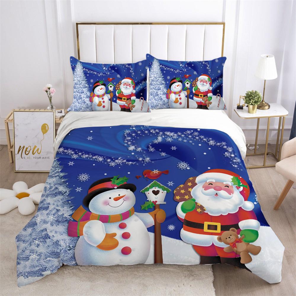 Duvet Cover Merry Christmas Home Bedspreads King Size Comforter Cover Lovely Bedding Suits Children Bedding Sets