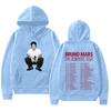 Romantické mikiny s kapucí Růže Bruno Mars Mikina The Romantic Tour Retro Grafické oblečení Móda Ženy Muži Ležérní Y2K Pulovr Párové sladěné oblečení