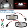 LED License Number Plate Light White For Honda Civic 01-15 Accord 4D 03-17 Odyssey 00-04 Pilot 03-08 Acura MDX RL TSX RDX TL ILX
