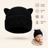 Soft Warm Winter Cap Solid Color Embroidered Bonnet Fashion Casual Knit Cap  Autumn Winter