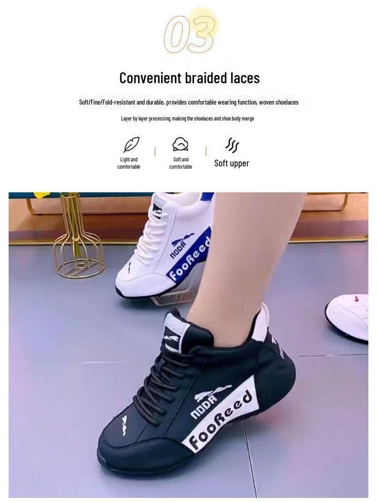 2025 Trendy Tenisky s rovnou podrážkou: Pohodlné, prodyšné bílé ležérní sportovní boty