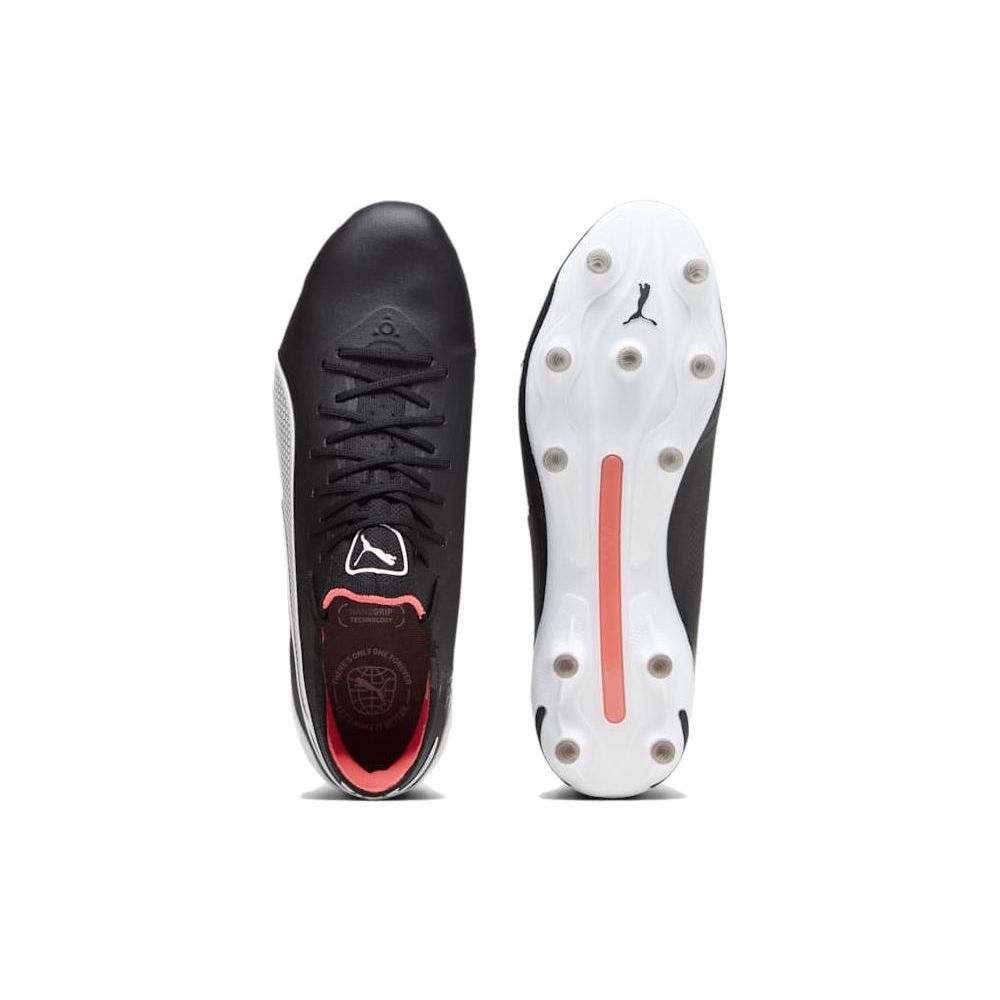 Puma King Ultimate FG AG Breakthrough Pack - Black Men Sneakers White Fire-Orchid 107563-01