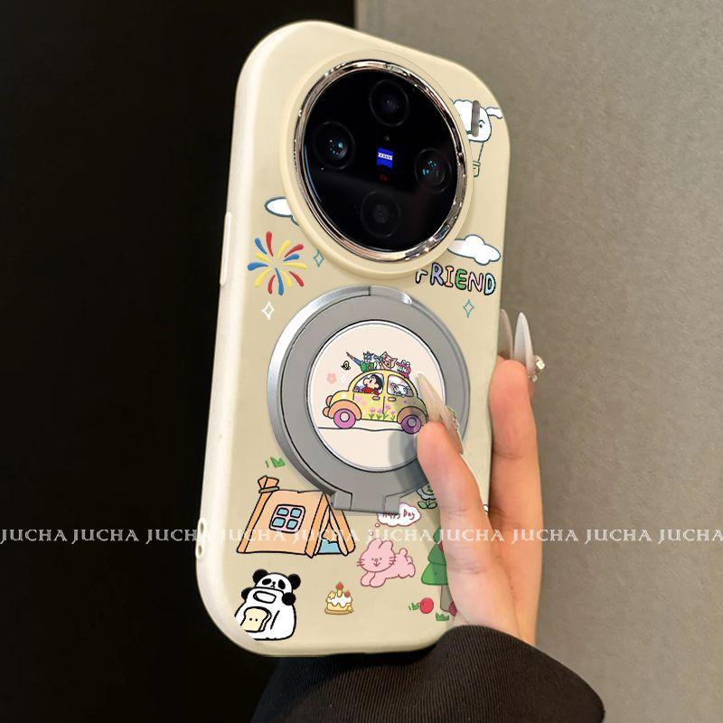 Applicable To Vivox111pro Mobile Phone Case with Bracket X111spro High-end Anti-drop Mobile Phone Case Driving Small New