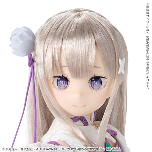 Azone International 1/6 Scale Pureneemo Character Series 143 "Re:ZERO -Starting Life in Another World-" Emilia, Approximately 26cm Tall, Soft Vinyl