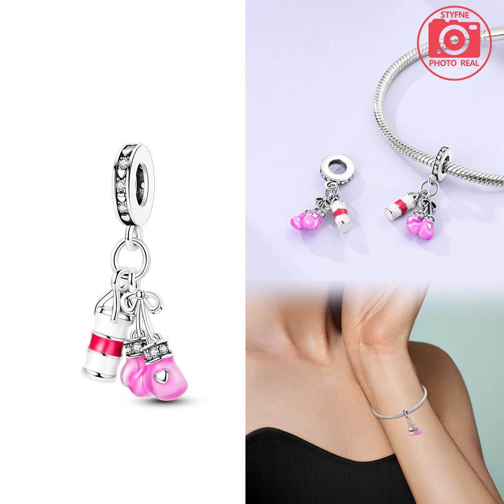 Boxing Glove Sandbag Pendant Copper Colors For Charms Copper Colors Original Bracelet For Jewelry Making