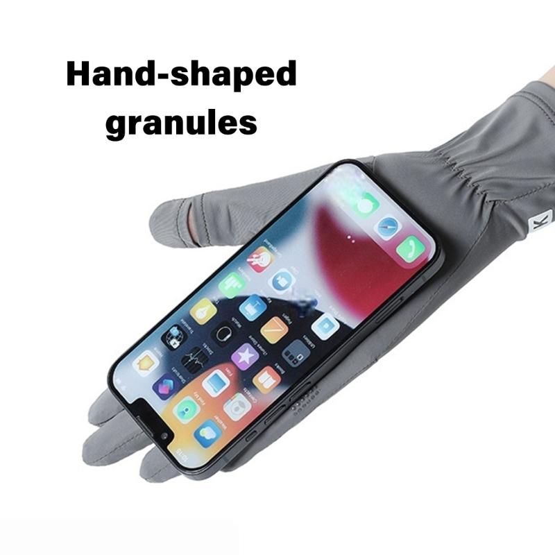Ice Silk Driving Cycling Gloves Breathable Light Weight Sports Glove Nonslip Lady Thin Bicycles Riding Gloves Enduring