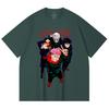 230 Gsm 100% Cotton Jujutsu Kaisen V12 Jujutsu High Print Unisex Heavy Cotton T Shirt
