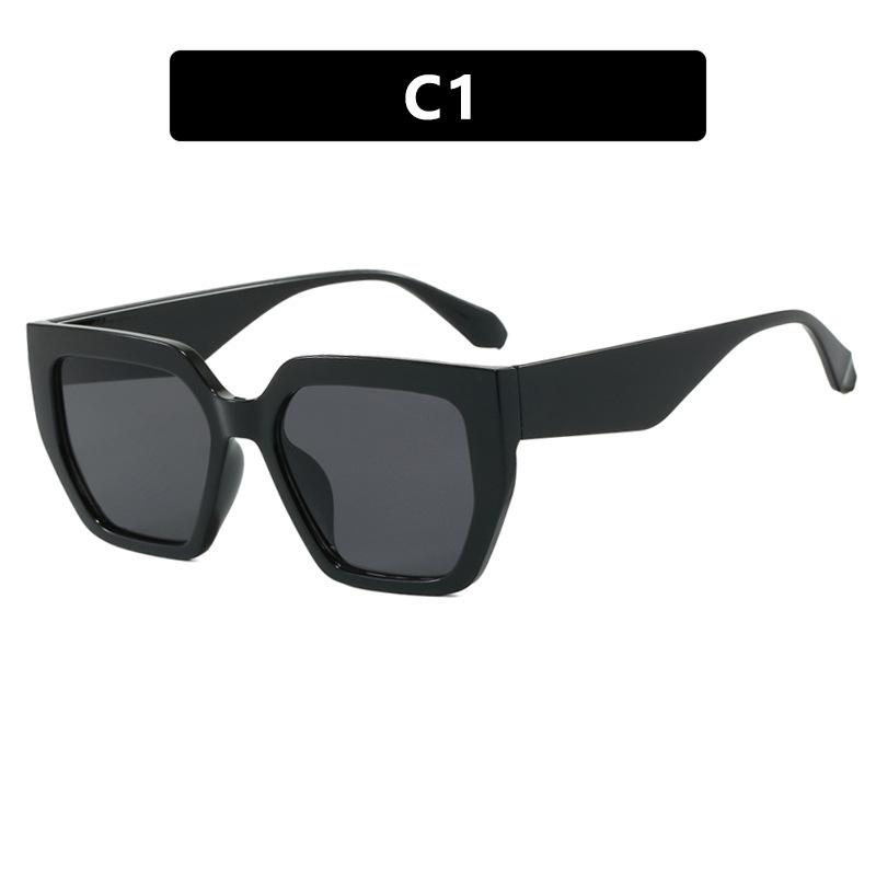 JYL Polygon Big Frame Sunglasses UV400 Unisex Classic Vintage Stylish / 13182