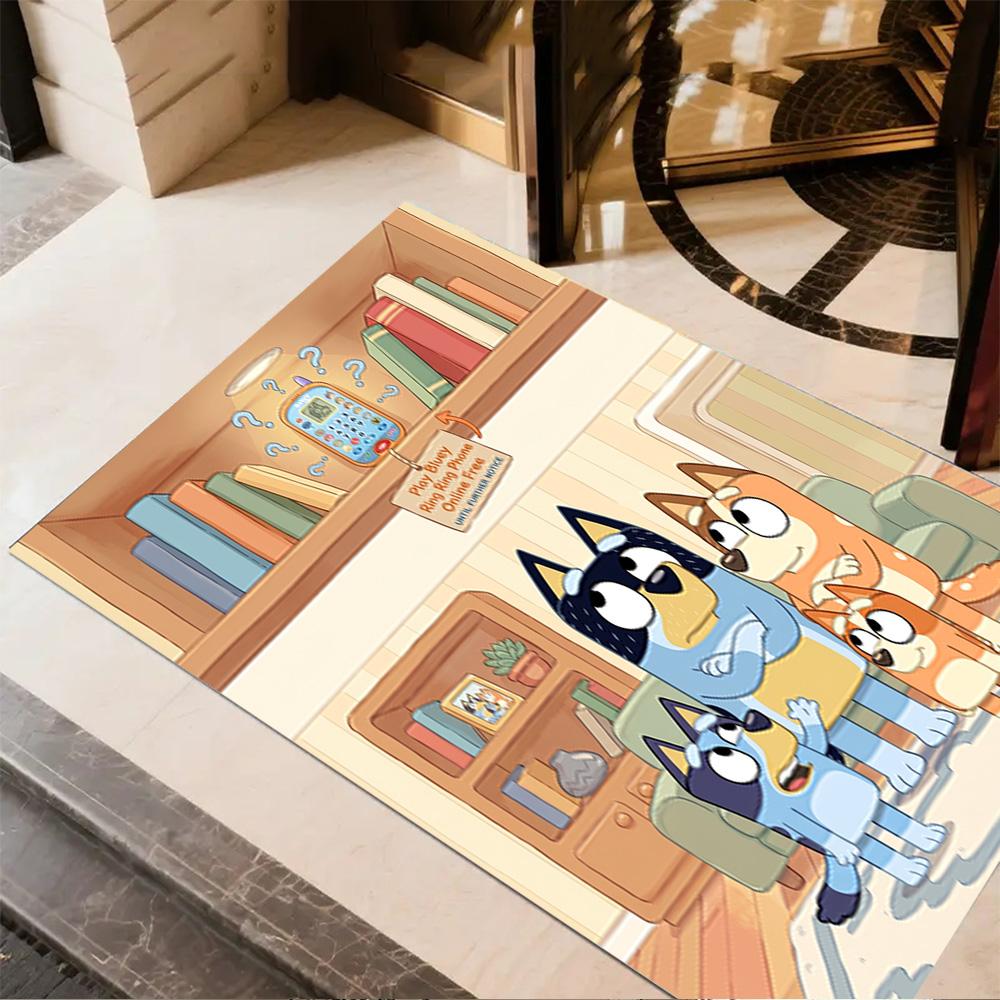Dogs Refrigerator Adventure Carpet Design for Decorate room Study room Entryway Hallway Anti-slip Rug Office home decor