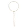 Bohemian Pearl Necklace Goth Y-Shaped Necklace Elegant Retro Clavicle Chain  Gift Idea