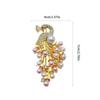 Elegant Peacocks Brooch Pin for Women Rhinestones and Pearls Designs Fashion Accessory for Weddings and Birthdays
