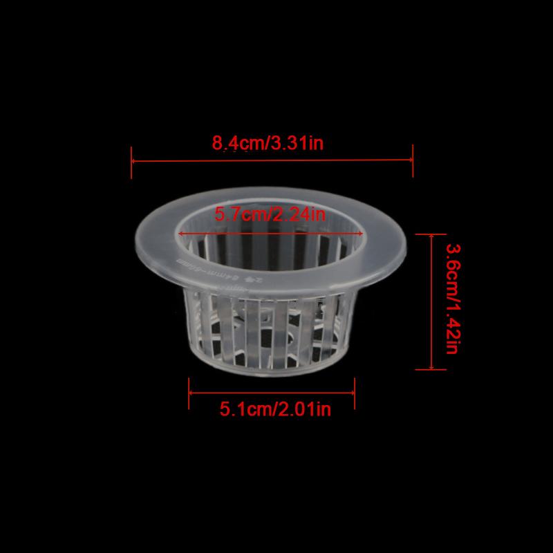 Hydroponischer Pflanznetztopf Netzbecher Korb Hydroponische Pflanzung Erdlose Kultur Kreisförmiger Fixierrahmen Blumenvorrichtung